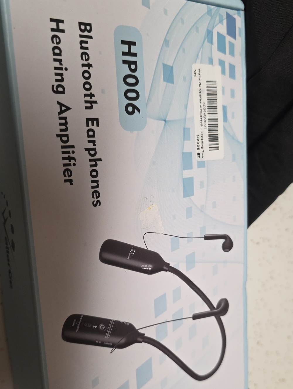 HP006 Bluetooth Earphones Hearing Amplifier - Black